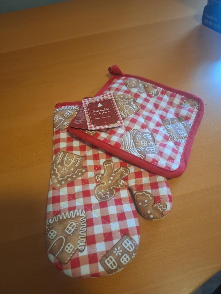 Nieuwe Ovenwant en Pannenlap Set, Ophalen of Verzenden, Nieuw