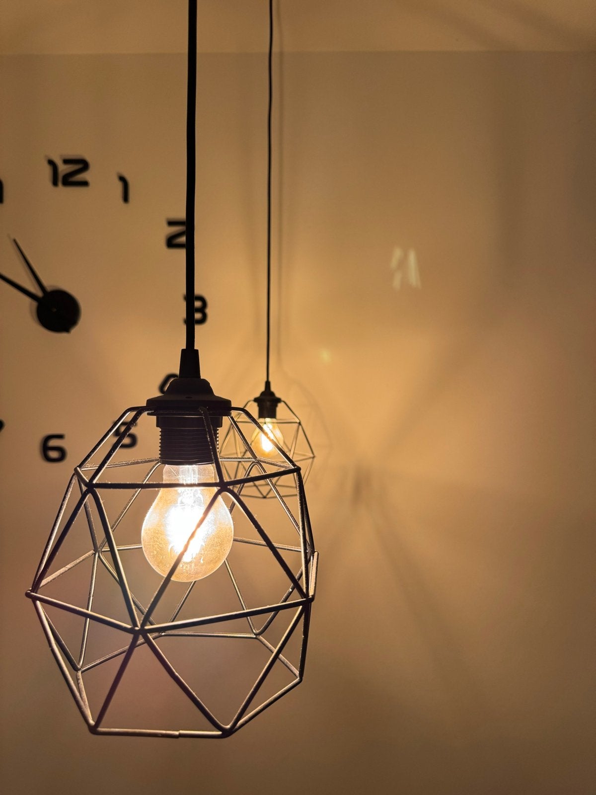 Ikea hanglampen (set van 2), Ophalen, Zo goed als nieuw, Metaal, E27 (groot)
