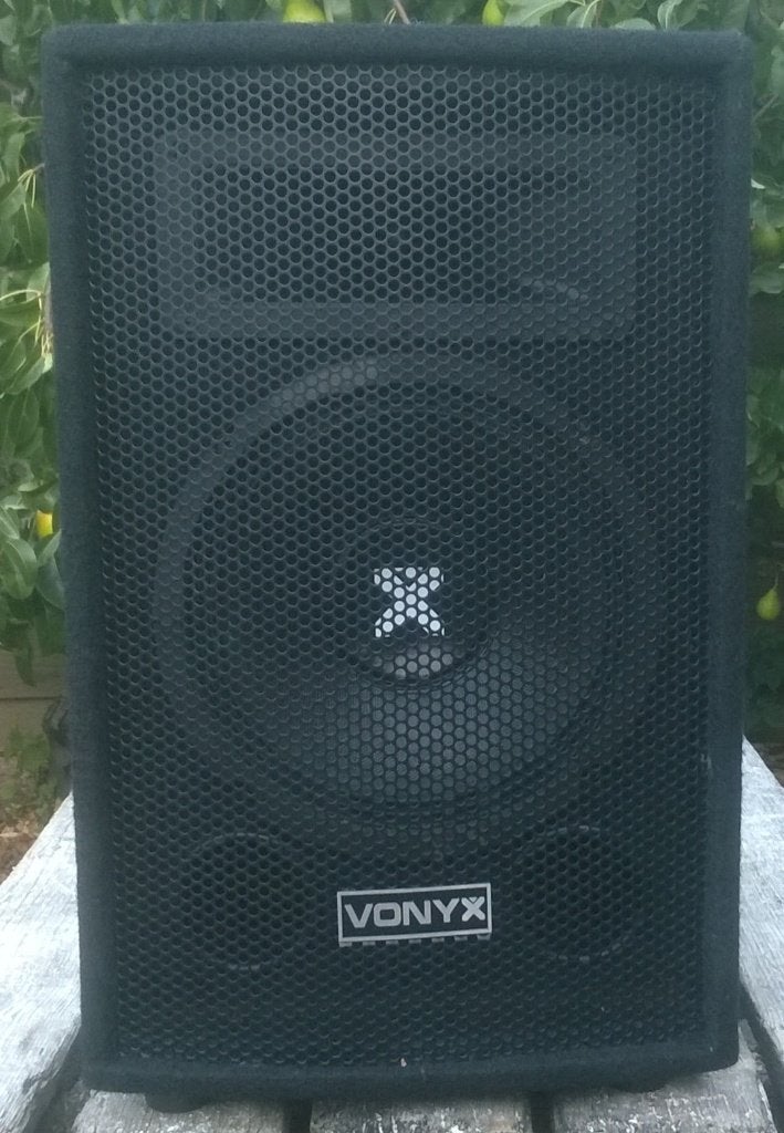 Luidsprekers 8 inch 125 Watt, met versterker, Overige merken, 120 tot 150 watt, Speakerset, Refurbished