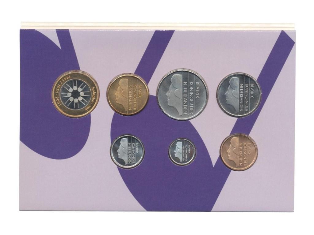 Nederland Bolegbo-vok Promotieset gulden 2001, Ophalen of Verzenden, Koningin Beatrix, Overige waardes, Setje