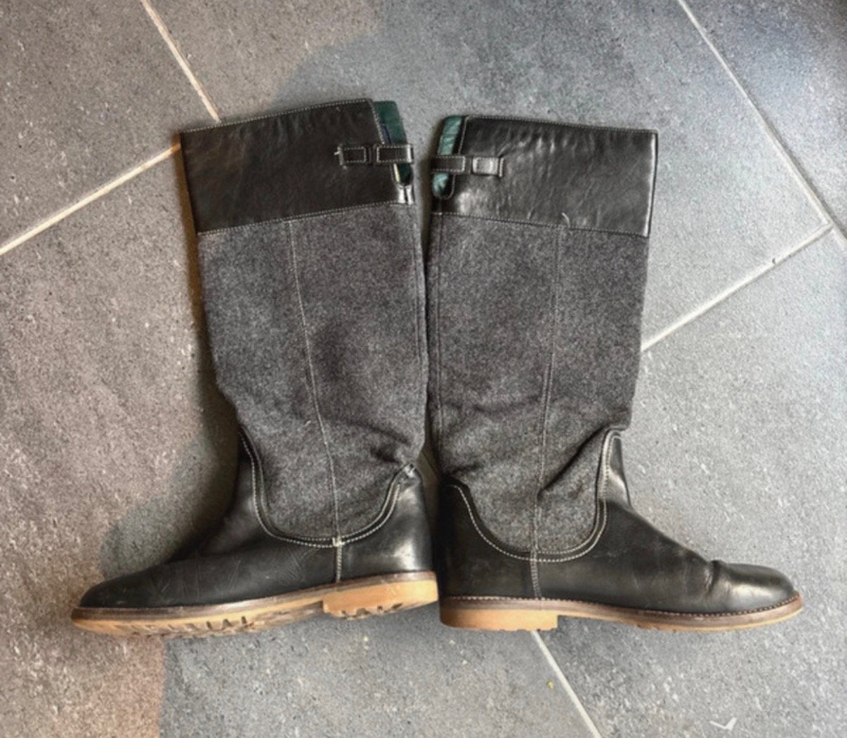 Tommy hilfiger laarzen boots, Kleding | Dames, Hoge laarzen, Ophalen of Verzenden, Zo goed als nieuw, Grijs