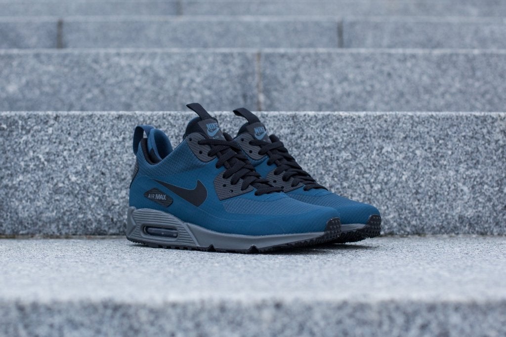 Nike Air Max 90 Mid Winter Utility 42,5 sneakers ZGAN!, Blauw, Nike, Ophalen of Verzenden, Sneakers of Gympen