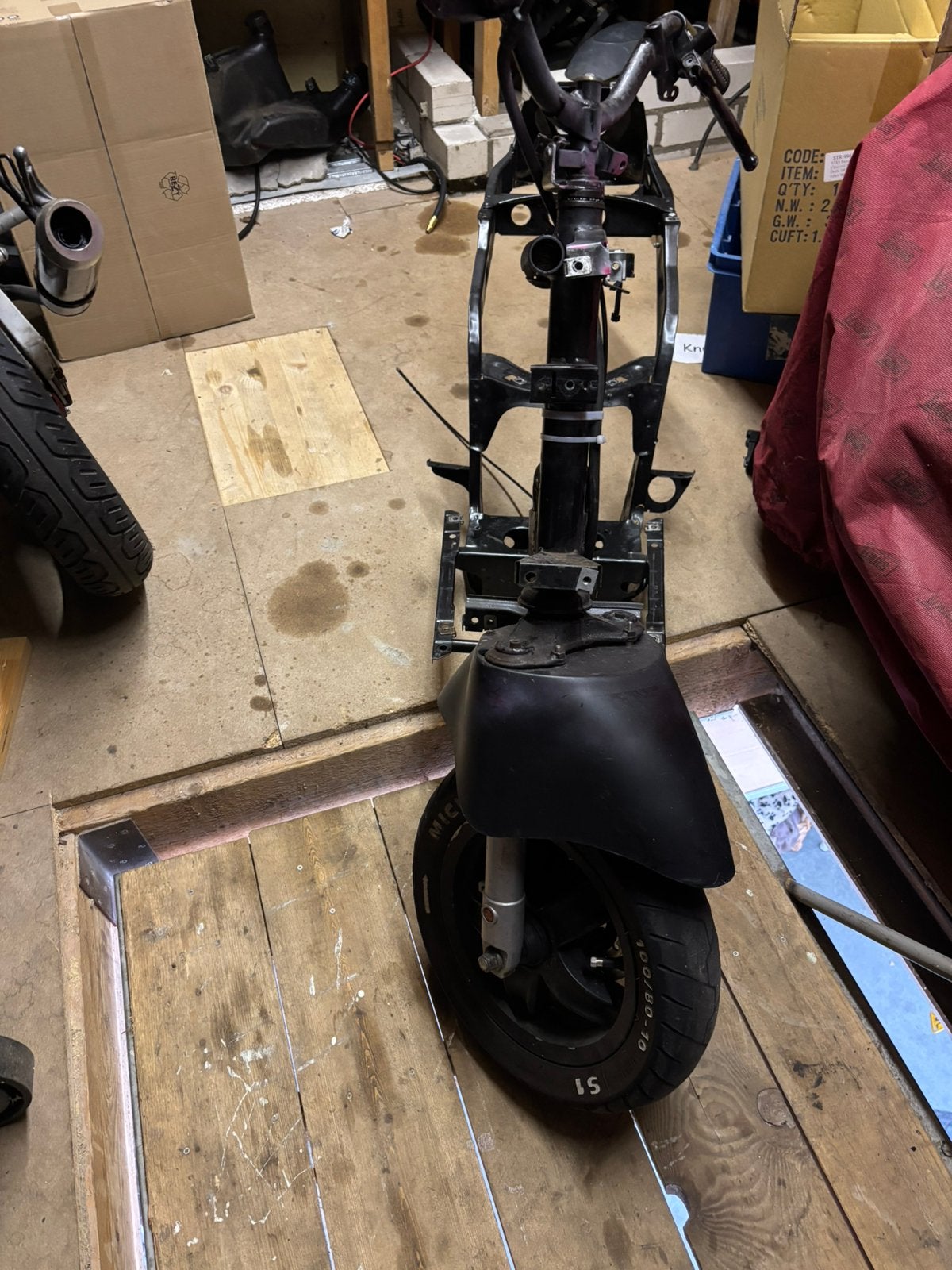 Piaggio zip frame Duitse papieren, Ophalen of Verzenden, Zo goed als nieuw, Frame