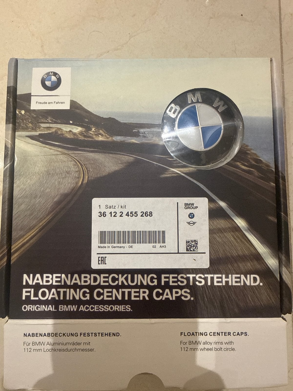 Originele BMW Floating Center Caps - Navenafdekking, Ophalen of Verzenden, Nieuw