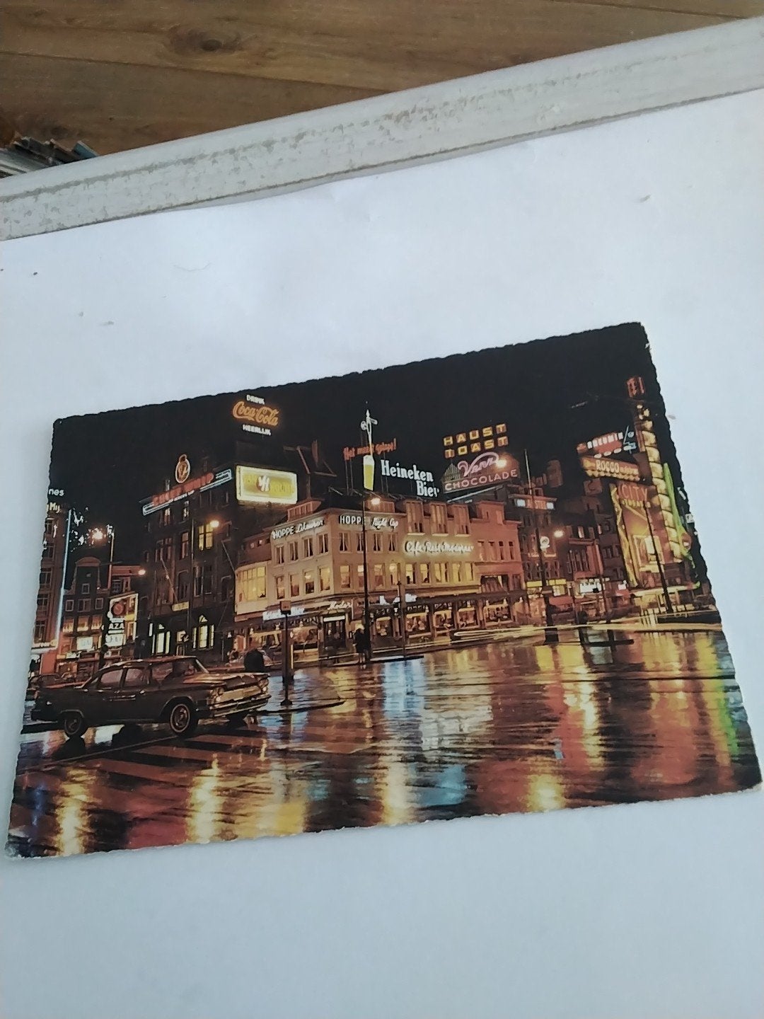Vintage Ansichtkaart Amsterdam Leidseplein, Ophalen of Verzenden, 1960 tot 1980, Gelopen, Noord-Holland