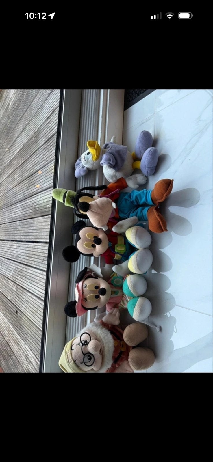 Vintage Disney Knuffels: Mickey, Minnie, Goofy, Donald, Dais, Gebruikt, Disney, Ophalen of Verzenden, Middelgroot (20 tot 80 cm)