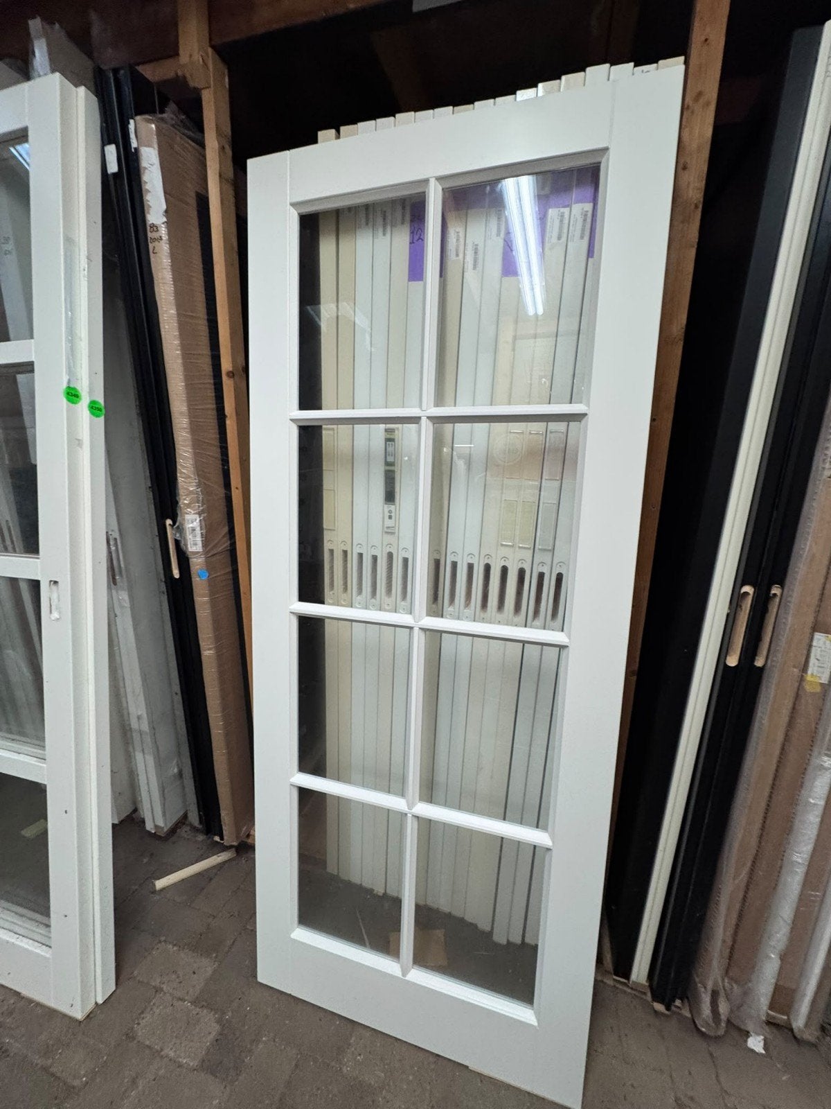 83x201,5cm binnendeur incl helder glas ZW18, Ophalen, ., Nieuw, .