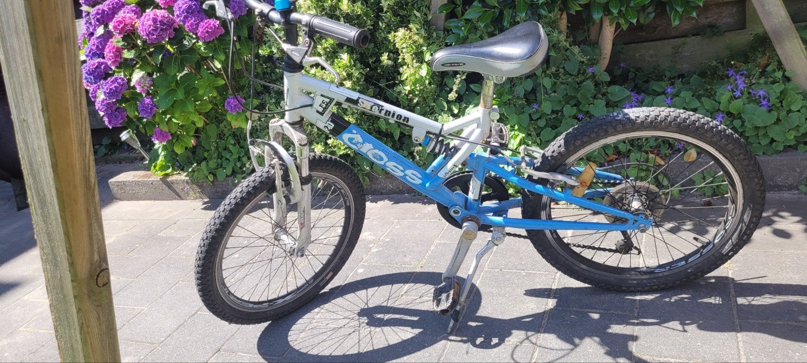 Crossfiets 20 inch, 6 versnellingen, handremmen, Ophalen, Gebruikt, Velgrem, 16 tot 20 inch