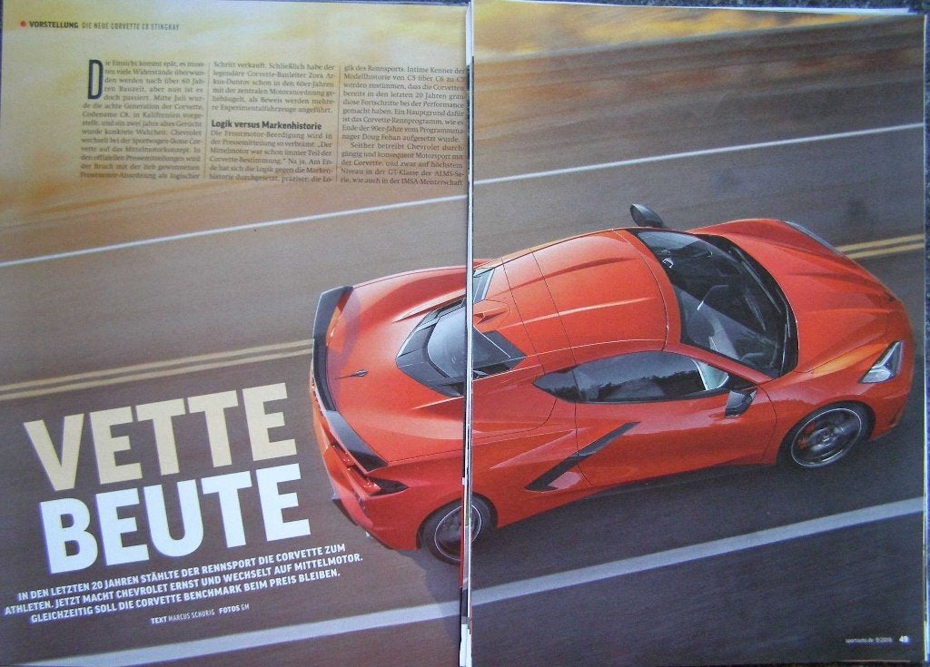 Chevrolet Corvette C8 Coupe / Convertible ? 17x autotest, Ophalen, Gelezen, Chevrolet