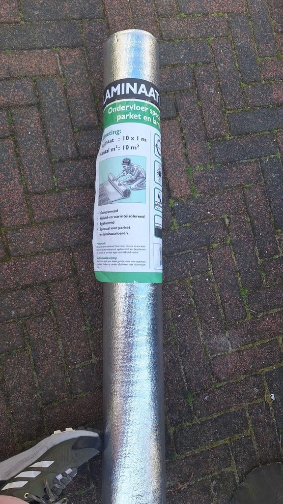 Laminaat ondervloer - 10 m² isolerend en dempend, Overige typen, Nieuw, Ophalen of Verzenden, 10 m² of meer