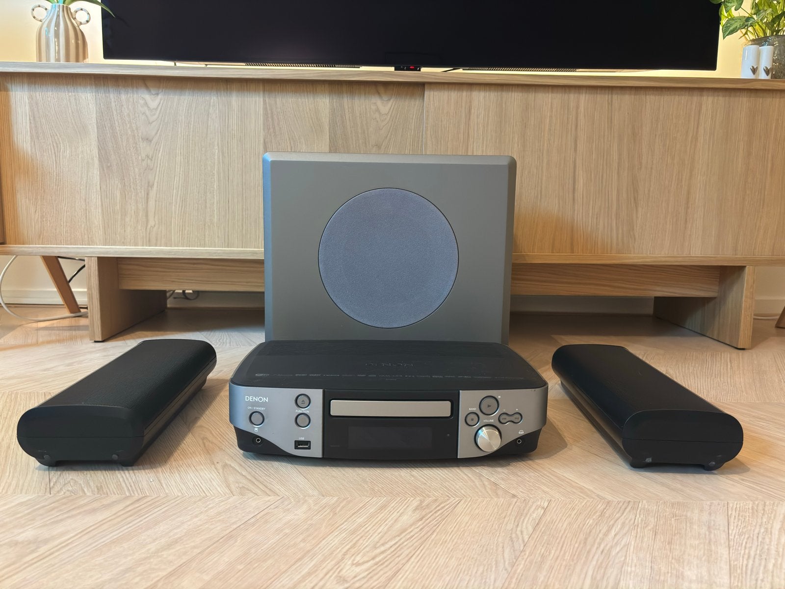 Denon S-302 speaker Home Cinema Systeem, Gebruikt, 2.1-systeem, 70 watt of meer, Overige spelers
