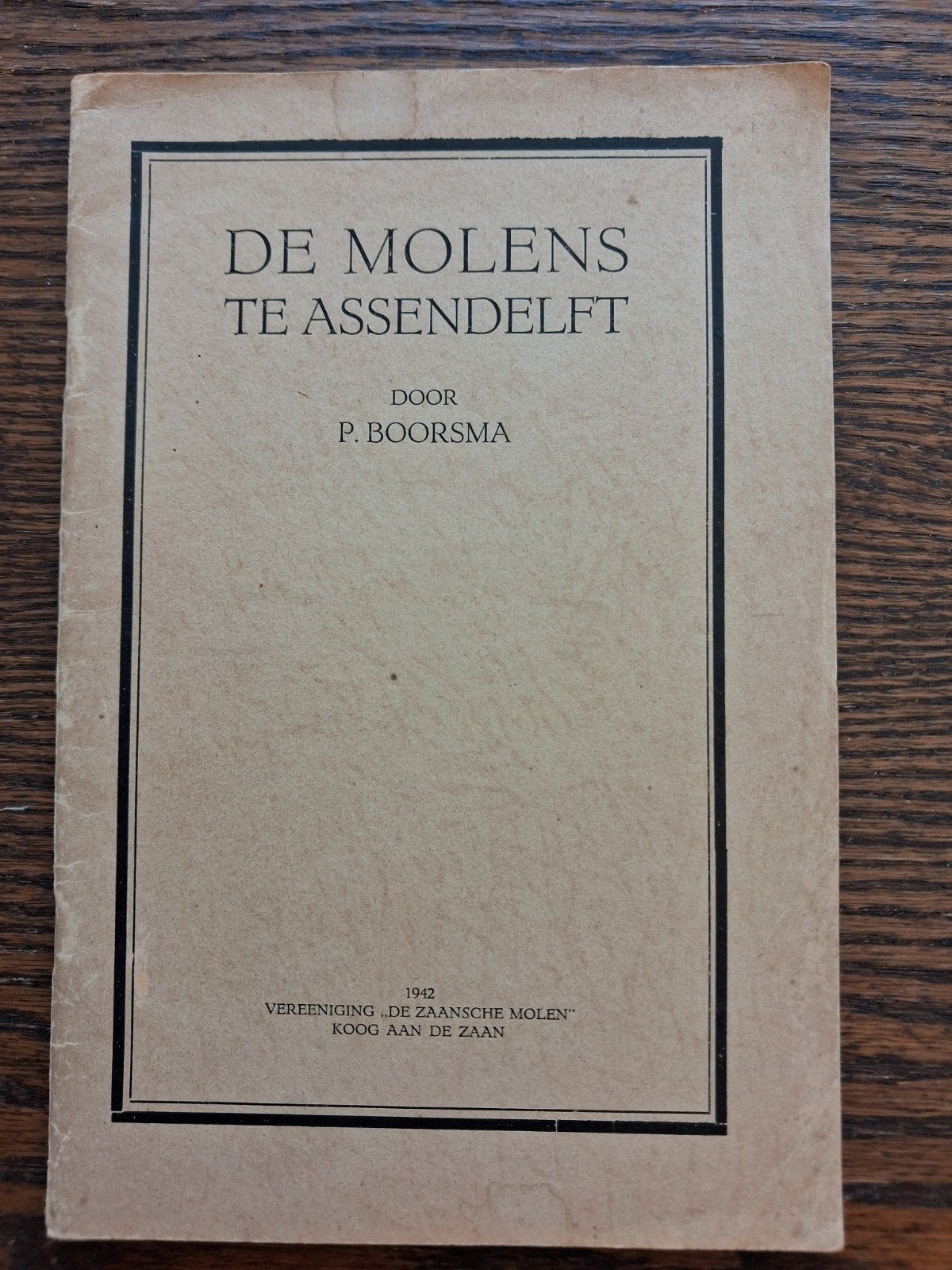 De Molens te Assendelft - P. Boorsma (1942), P. Boorsma, Ophalen, 20e eeuw of later, Gelezen