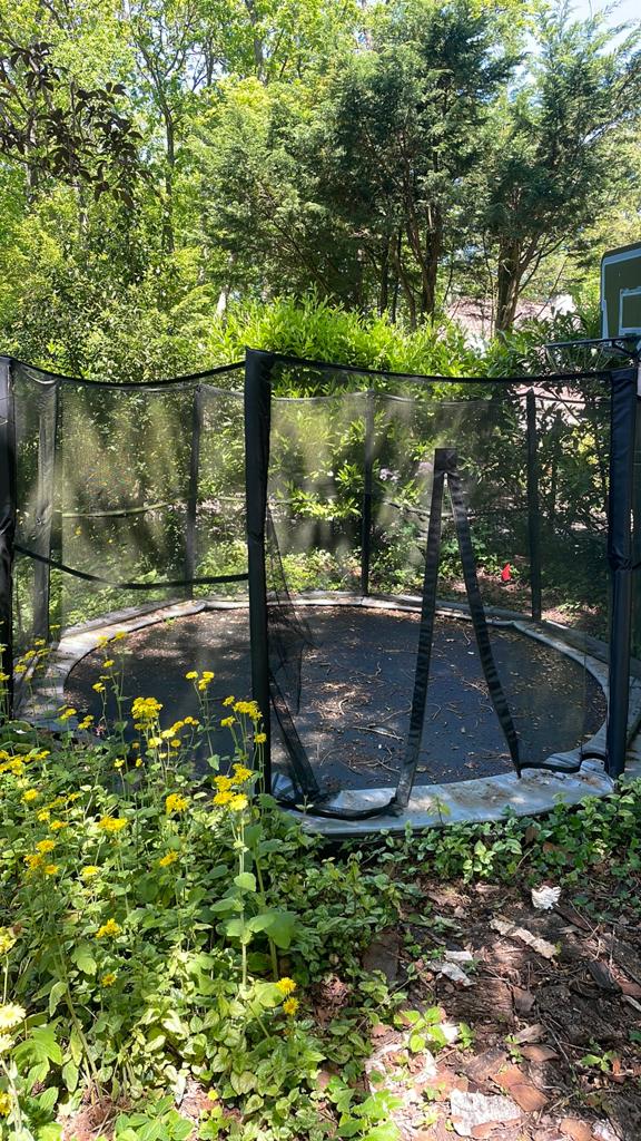 Trampoline gratis ophalen (zelf demonteren), Kinderen en Baby's, Speelgoed | Buiten | Trampolines, Ophalen, Gebruikt