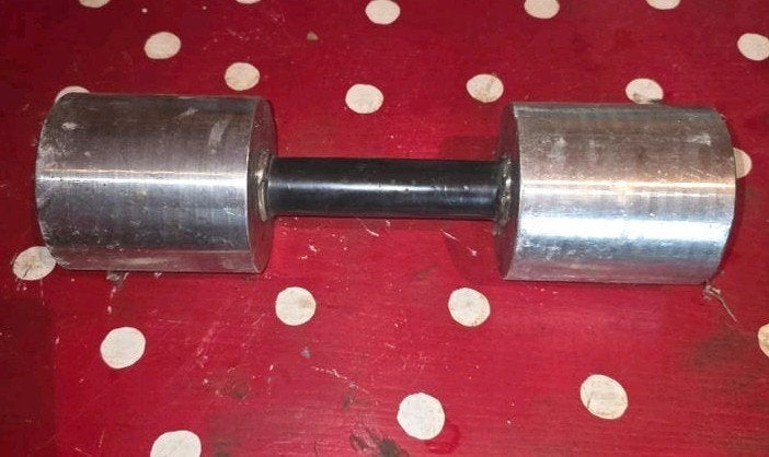 Dumbbell voor krachttraining, Sport en Fitness, Ophalen of Verzenden, Gebruikt, Armen, Dumbbell