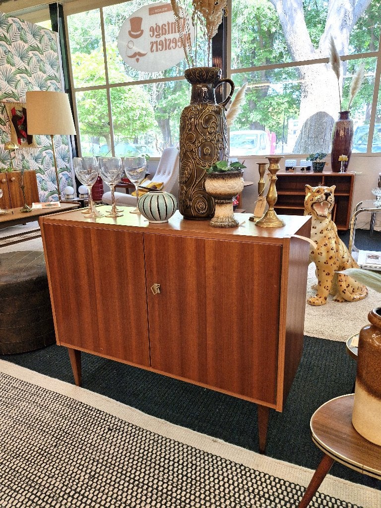 Vintage kastje / platenkastje 70s, Ophalen, Gebruikt, ., Vintage
