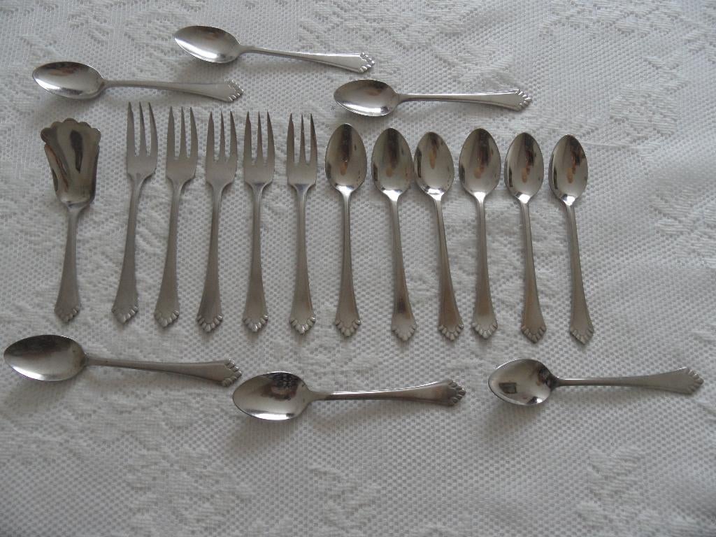 gero zilmeta 778 lepeltjes/vorkjes/schepjes, Ophalen of Verzenden