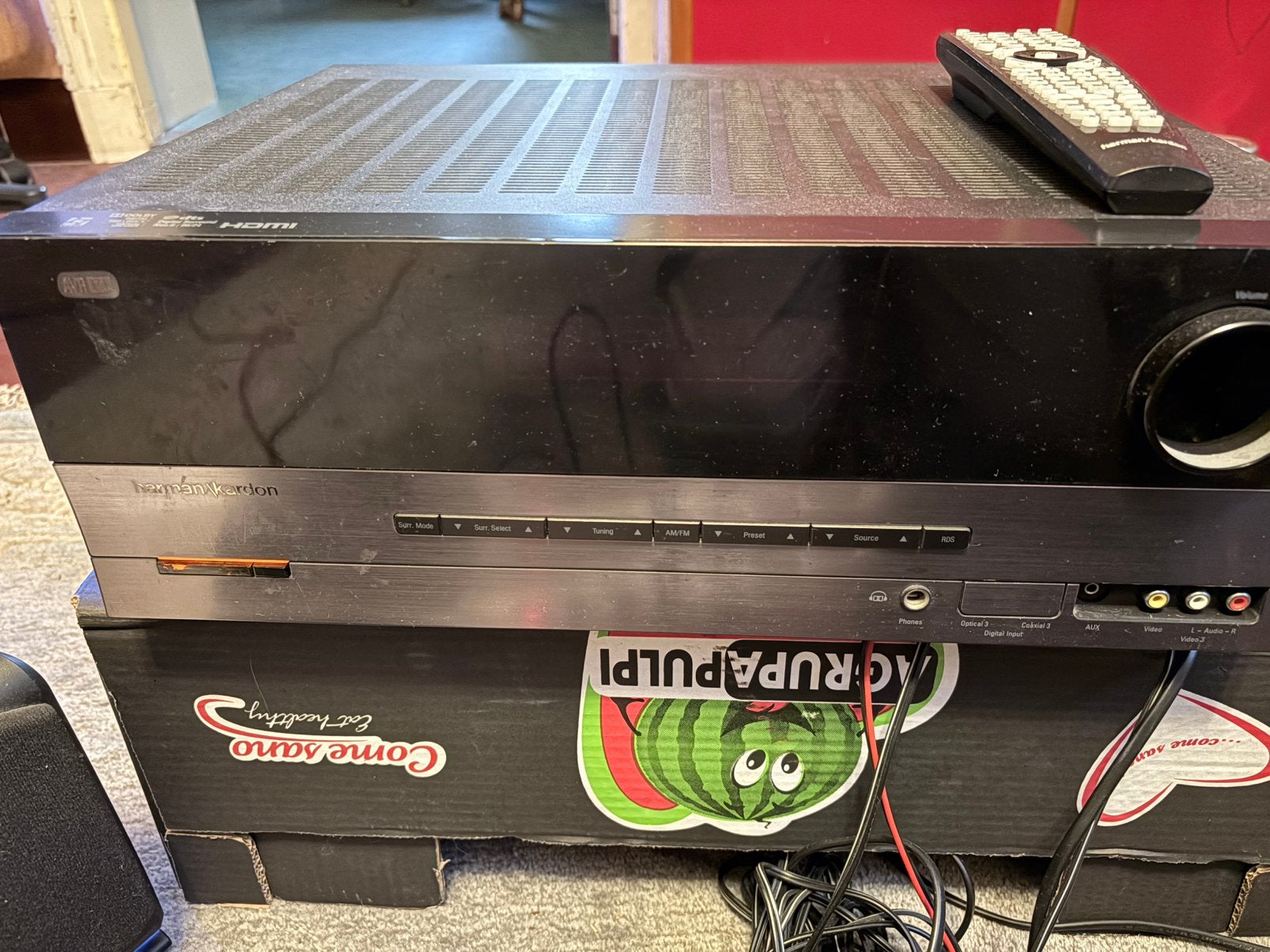 Harman Kardon AVR 141/230 + subwoofer HKTS210SUB/230, Ophalen, Gebruikt, 5.1-systeem