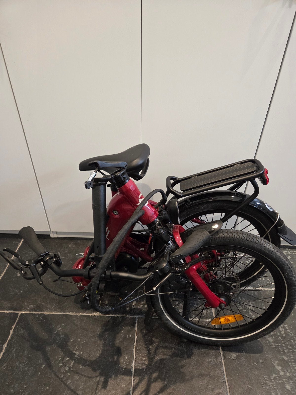 Swyff elektrische vouwfiets sterke middenmotor, Ophalen, Zo goed als nieuw, Versnellingen