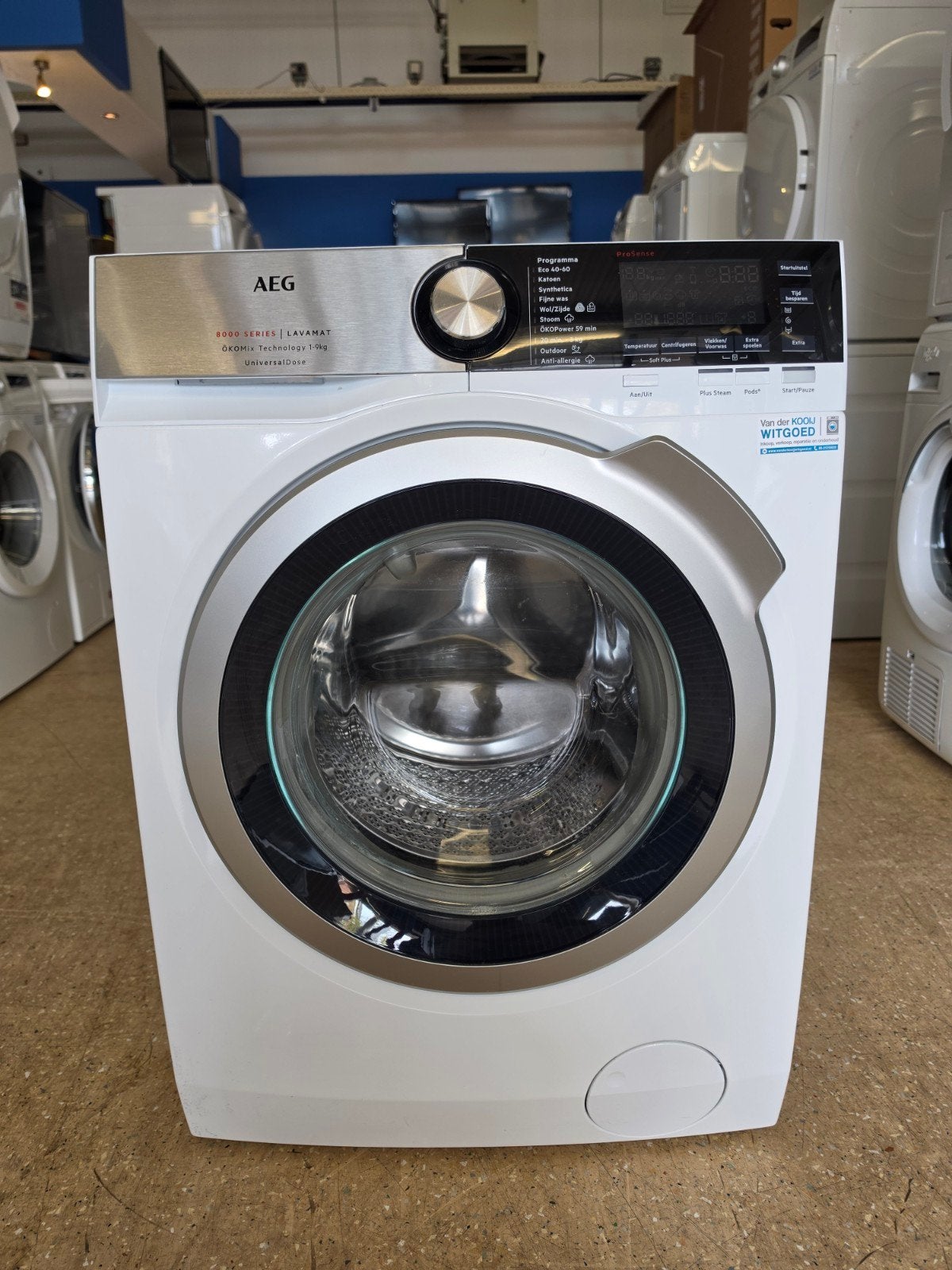 AEG 8000 Series wasmachine | 9 kilo | ZGAN! | Gratis thuis ✅, Witgoed en Apparatuur, AEG, Jirnsum, 8 tot 10 kg, Energieklasse A of zuiniger