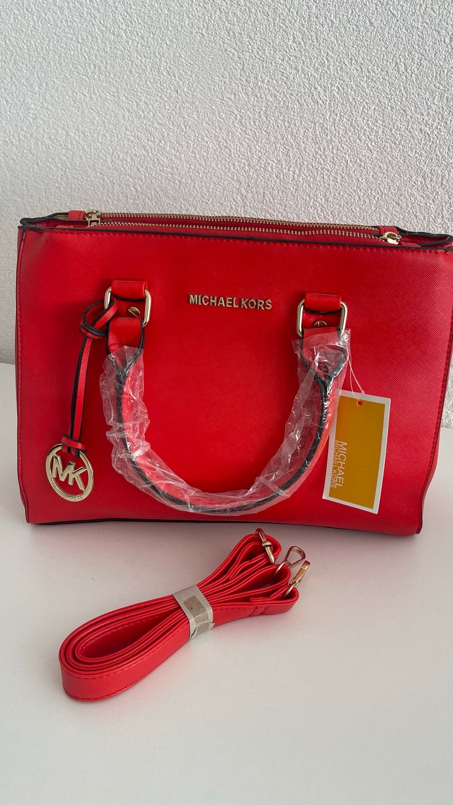 Nieuwe Michael Kors Handtas - Koraal Rood, Ophalen, Nieuw, Rood, Handtas