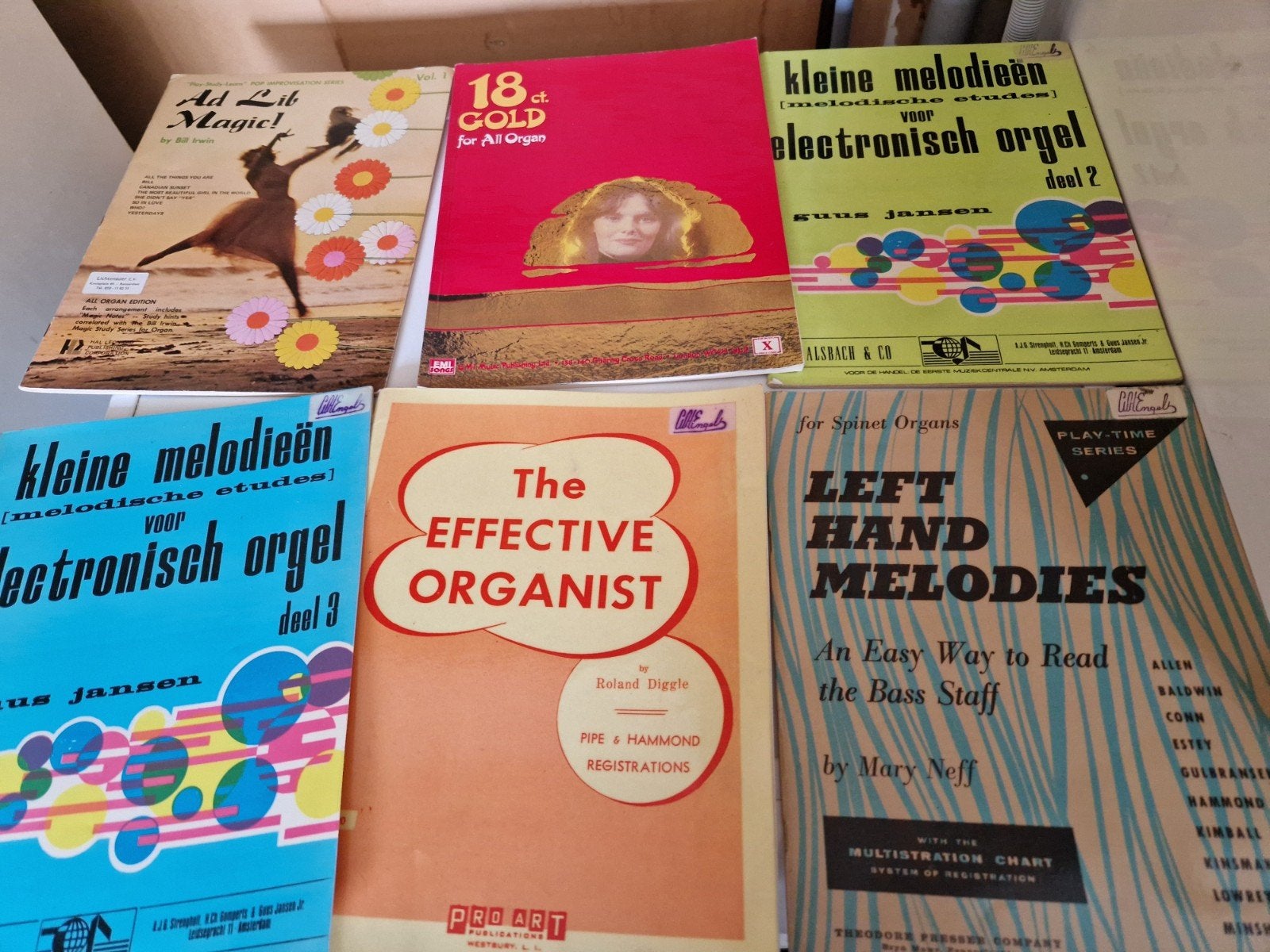 Bladmuziek voor Orgel - Diverse Boeken, Muziek en Instrumenten, Orgel, Gebruikt, Verzenden, Overige genres