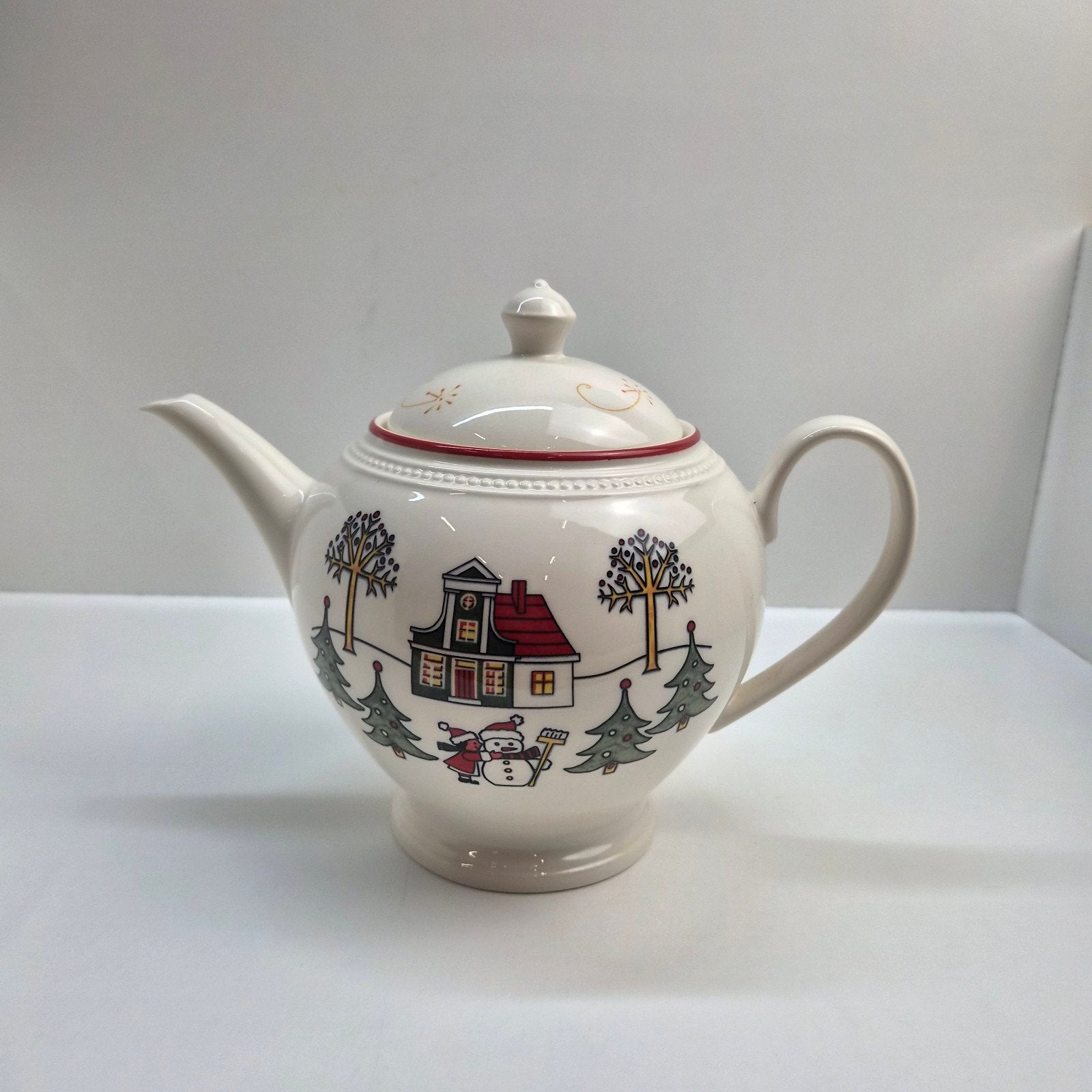 Wedgwood Windsor Christmas Theepot - Zo goed als nieuw, Huis en Inrichting, Ophalen of Verzenden