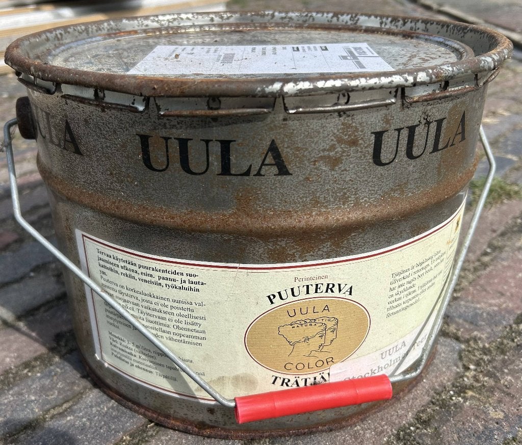 Uula Stockholmer teer, Doe-het-zelf en Verbouw, Verf, Beits en Lak, Ophalen, 5 tot 10 liter, Zwart, Beits