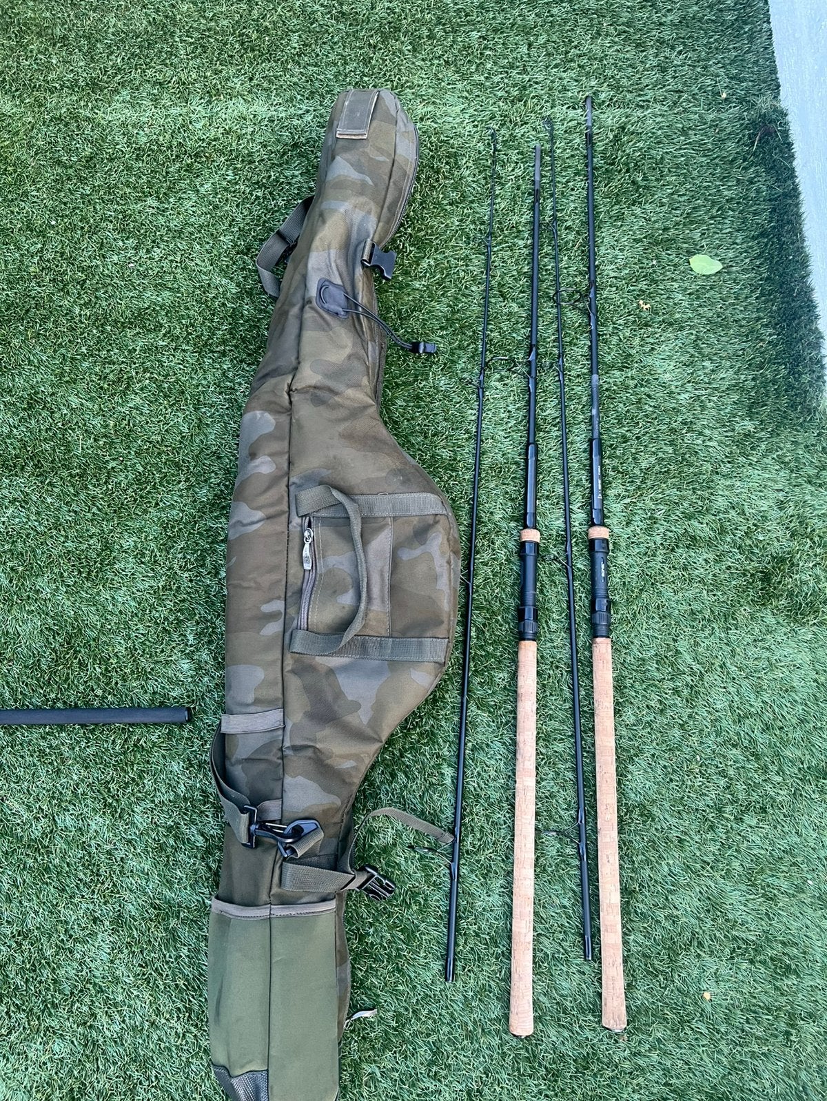 Sonik Xtractor 3lb 9ft + Foudraal 2rod, Ophalen, Zo goed als nieuw, Werphengel