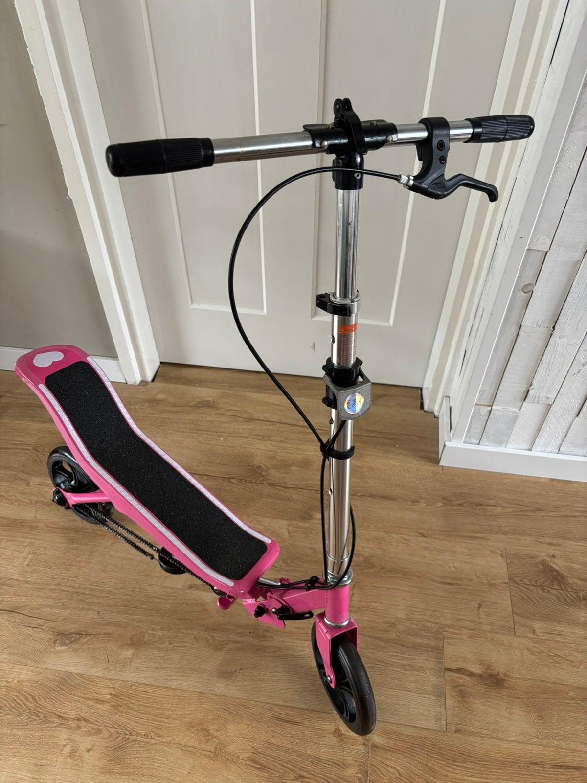 Zeer nette Space Scooter X580 roze met glitter &reflectoren, Ophalen of Verzenden, Zo goed als nieuw, Overige typen, Space Scooter