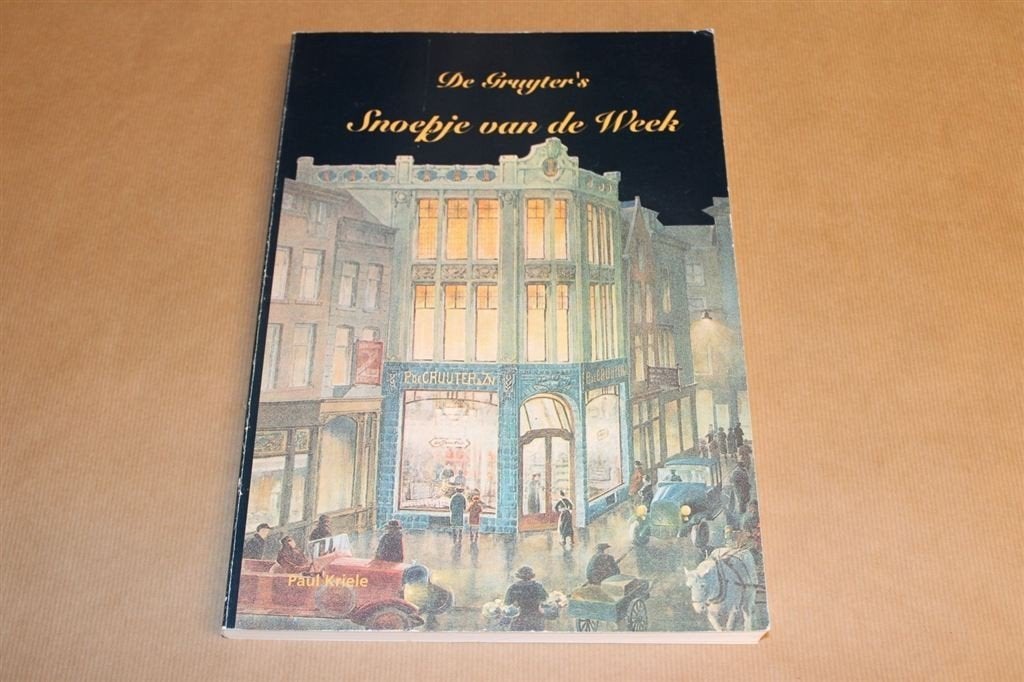 Boek - De Gruyter\'s Snoepje van de Week, Ophalen of Verzenden, Zo goed als nieuw, Overige typen
