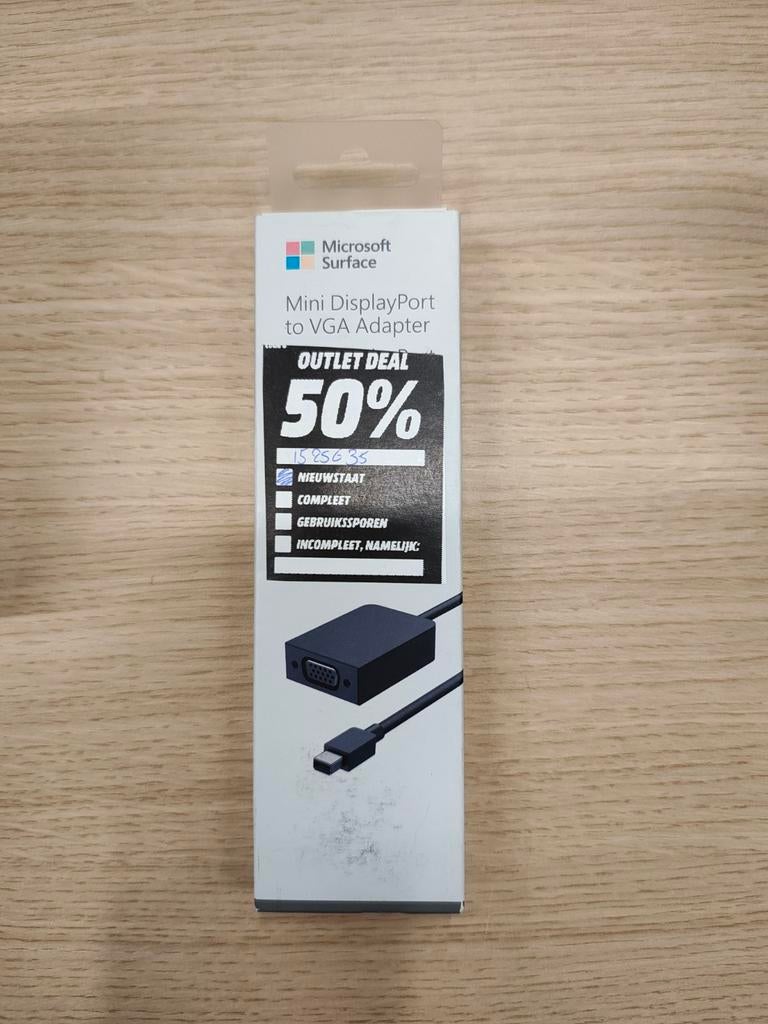 Microsoft Surface Mini DisplayPort naar VGA Adapter, Computers en Software, Pc- en Netwerkkabels, Nieuw, Ophalen of Verzenden