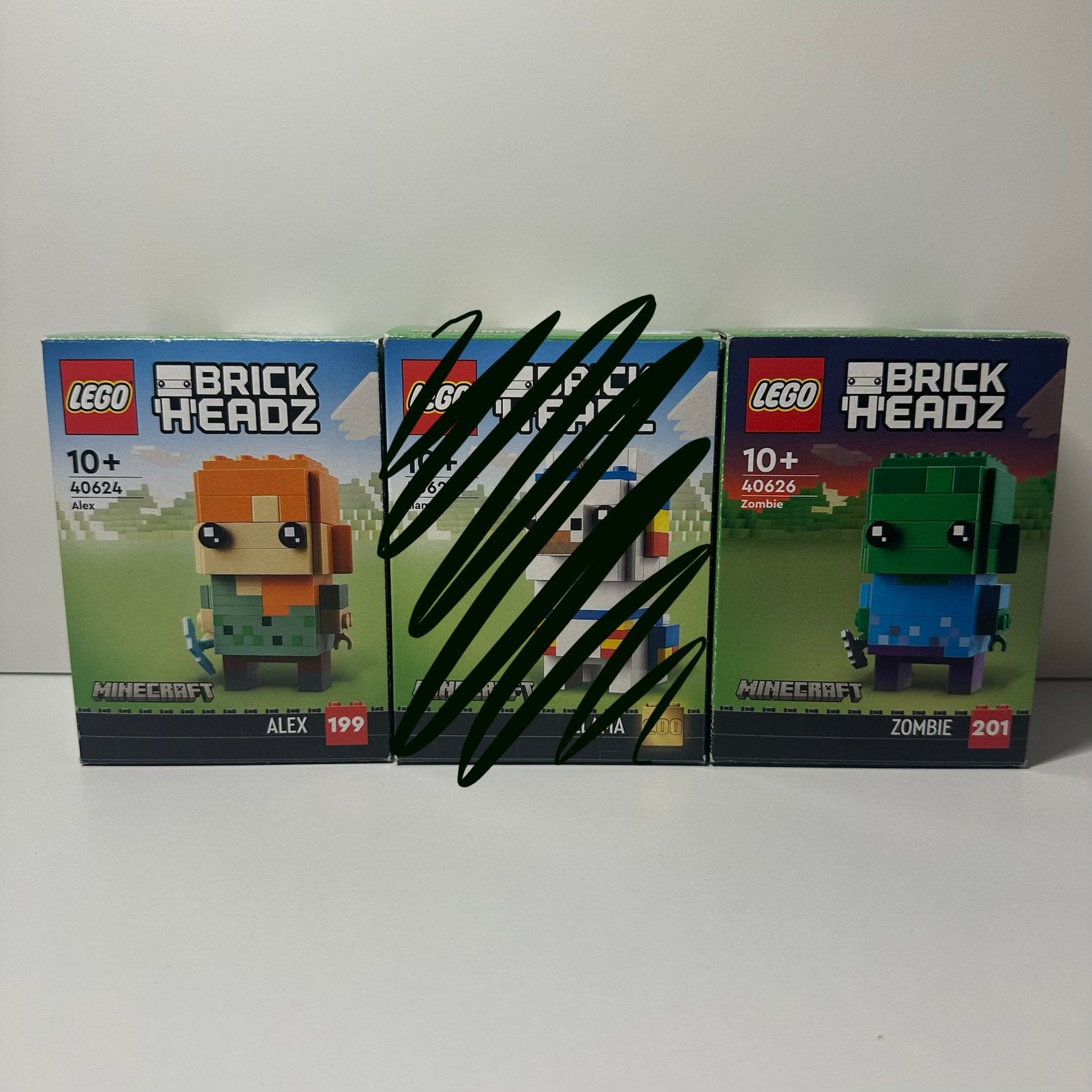 LEGO BrickHeadz - Minecraft (40624, 40626), Minecraft, Lego, Compleet, Ophalen of Verzenden