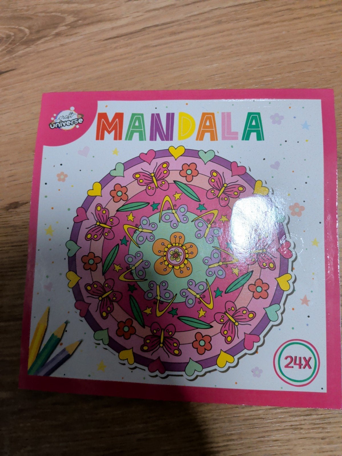 Mandala kleurboek - 24x kleurplaten, Nieuw, Meerkleurig, Papier of Karton, Knutselboek
