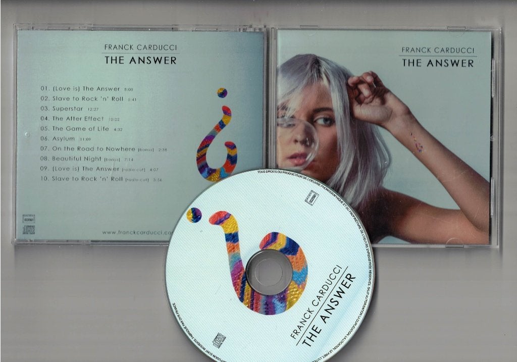 FRANK CARDUCCI CD The Answer - prog rock, Cd's en Dvd's, Ophalen of Verzenden, Zo goed als nieuw, Poprock