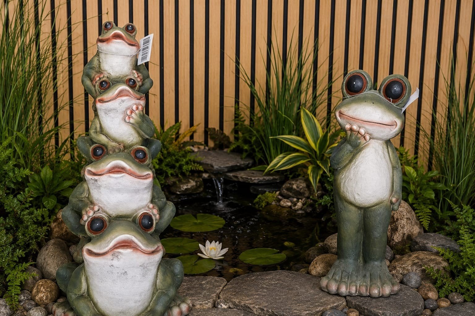 Geweldige kikker tuinbeelden terras of vijver, Tuin en Terras, Tuinbeelden, Ophalen, Nieuw, Kunststof