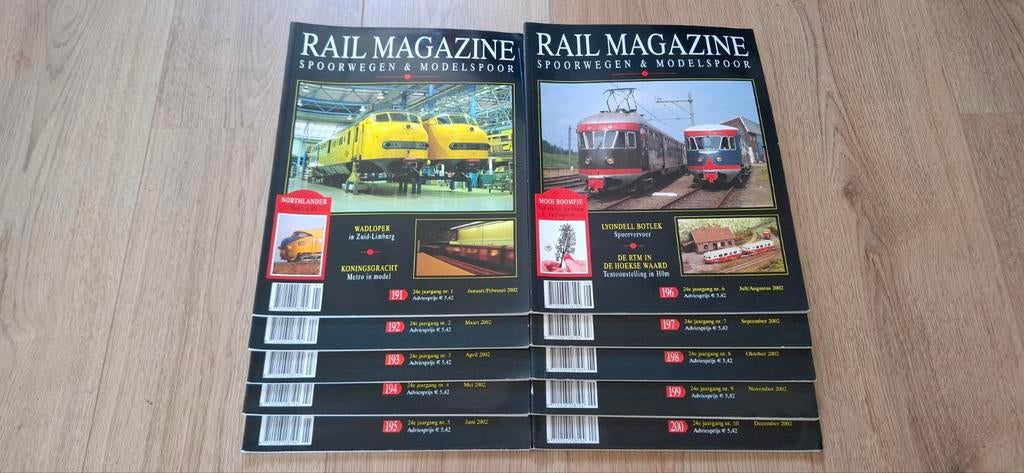 Rail Magazine jaargang 2002 compleet, Ophalen of Verzenden, Gelezen