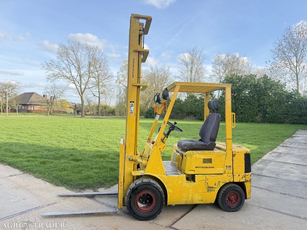 Mitsubishi 1800KG diesel heftruck 500cm semi ruw terrein, Info@vanbeurdenheftrucks.nl, Diesel, Heftruck, Ophalen of Verzenden