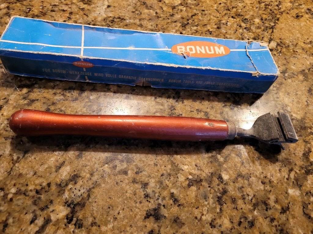 2 Vintage Bonum 2001 verfkrabbers, Ophalen of Verzenden, Gebruikt