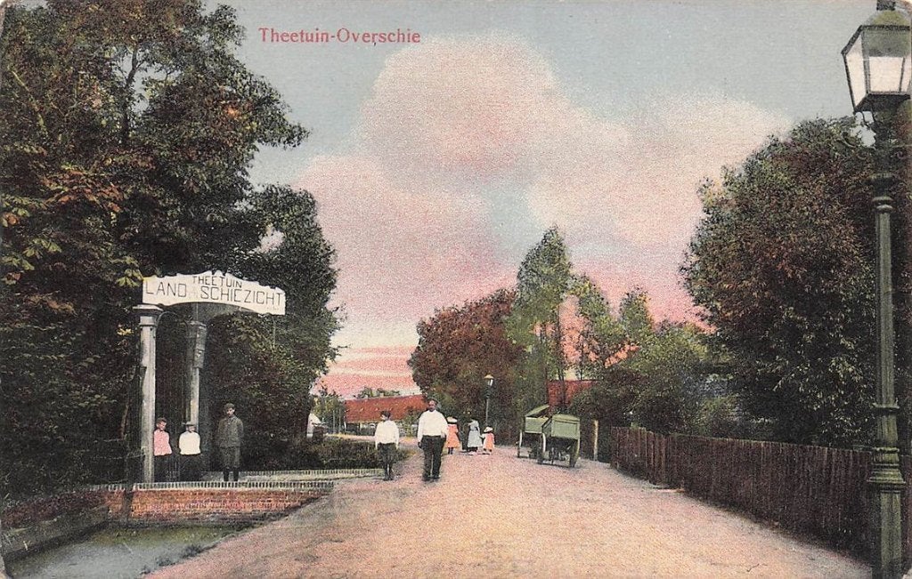 702-419-035 Theetuin Overschie, Verzenden, Voor 1920, Zuid-Holland