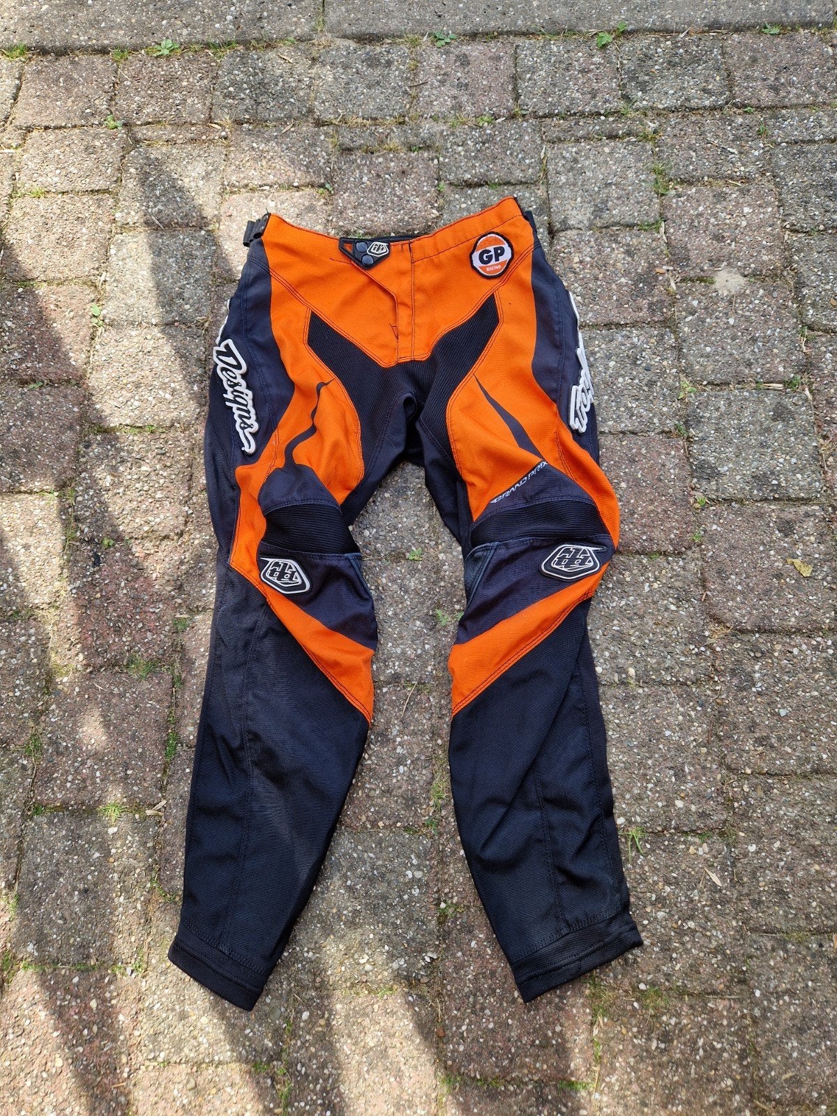 Troy Lee Designs BMX Broek Maat 28 - Oranje/Zwart, 24 inch of meer, Gebruikt, Staal, Troy Lee Designs