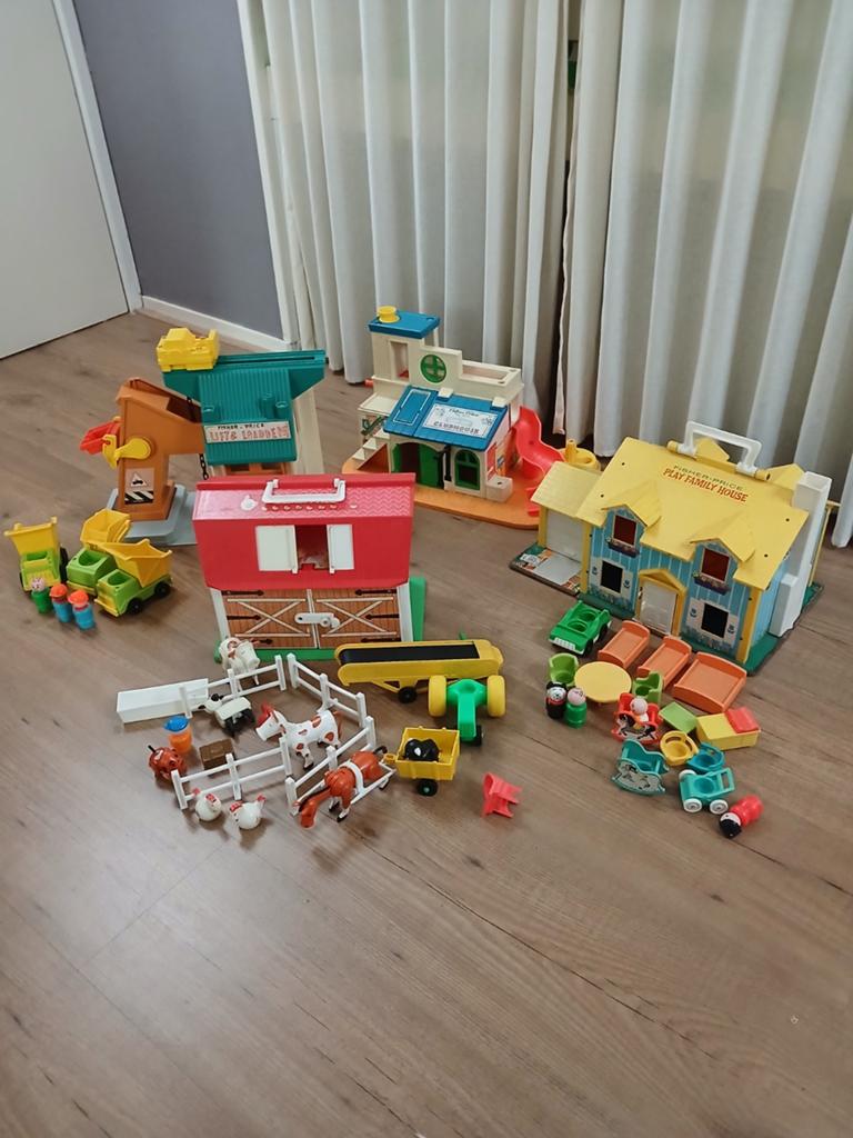 Vintage fsher price verzameling, Ophalen, Gebruikt, Speelset