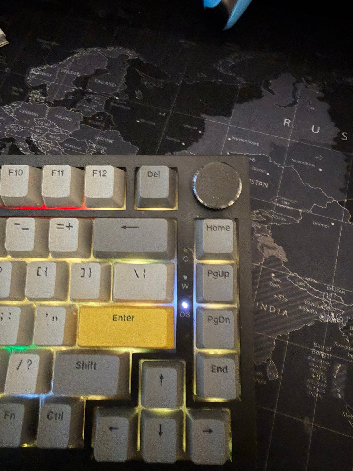 AJAZZ AK820 75% Mechanisch Toetsenbord - Bedraad, RGB, Computers en Software, Toetsenborden, Gaming toetsenbord, Ophalen of Verzenden