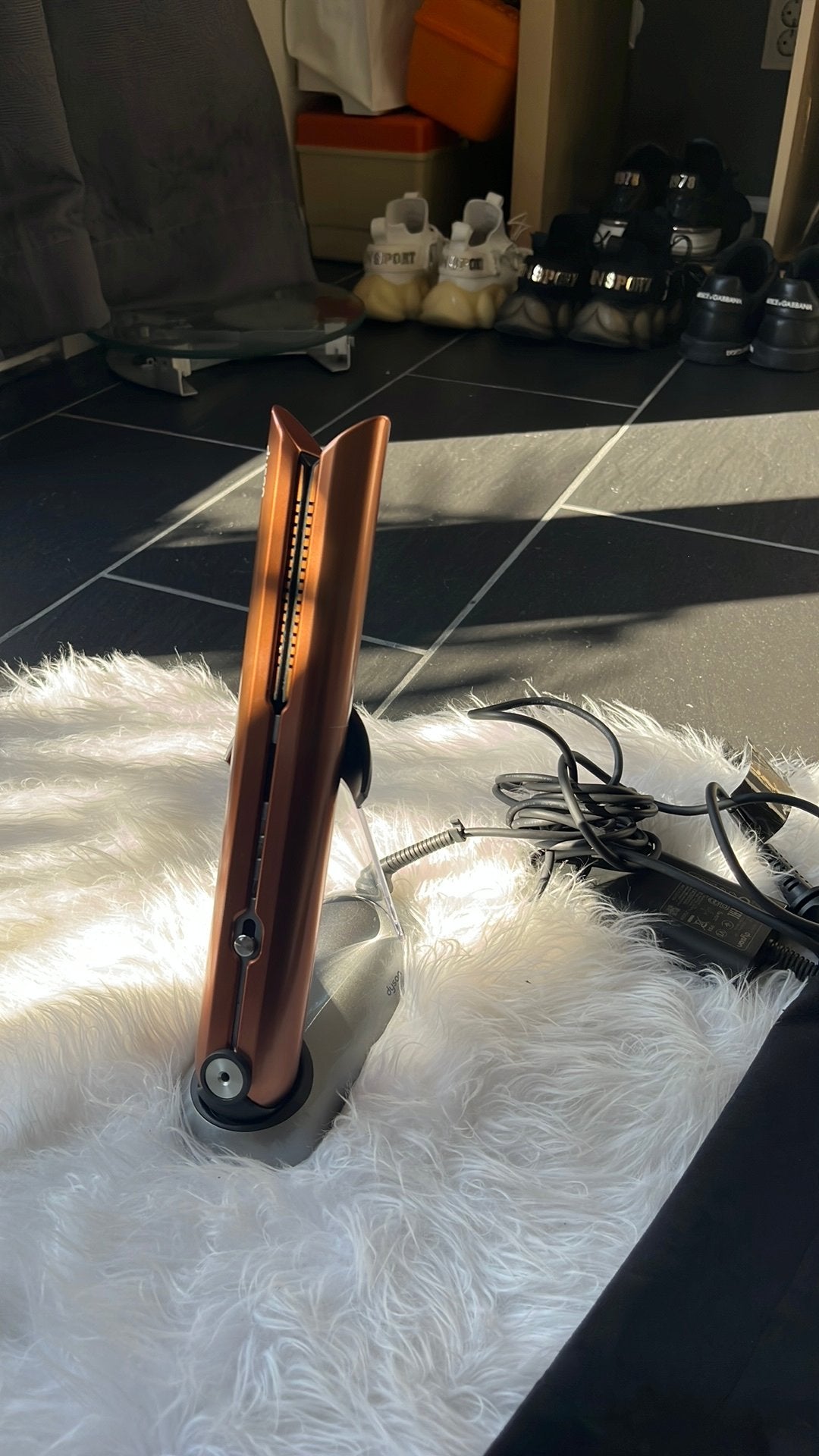 Dyson stijltang, Tuin en Terras, Ophalen of Verzenden, Zo goed als nieuw, Netvoeding, Minder dan 50 watt
