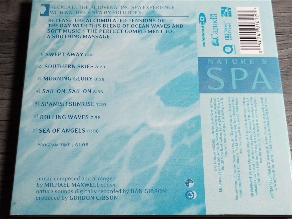 Solitudes - Nature\'s Spa [Soothing Massage], Cd's en Dvd's, Cd's | Meditatie en Spiritualiteit, Ophalen of Verzenden, Zo goed als nieuw