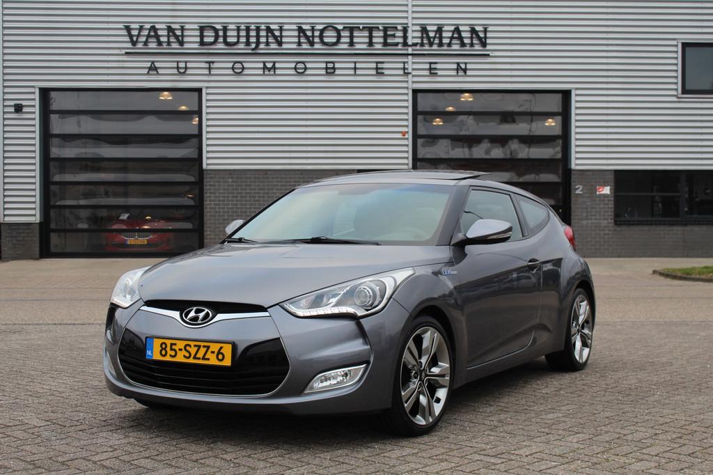 Hyundai Veloster 1.6 GDI i-Vision / Panoramadak / Camera / N, Auto's, Hyundai, Voorwielaandrijving, Gebruikt, 4 cilinders, Met garantie (alle)