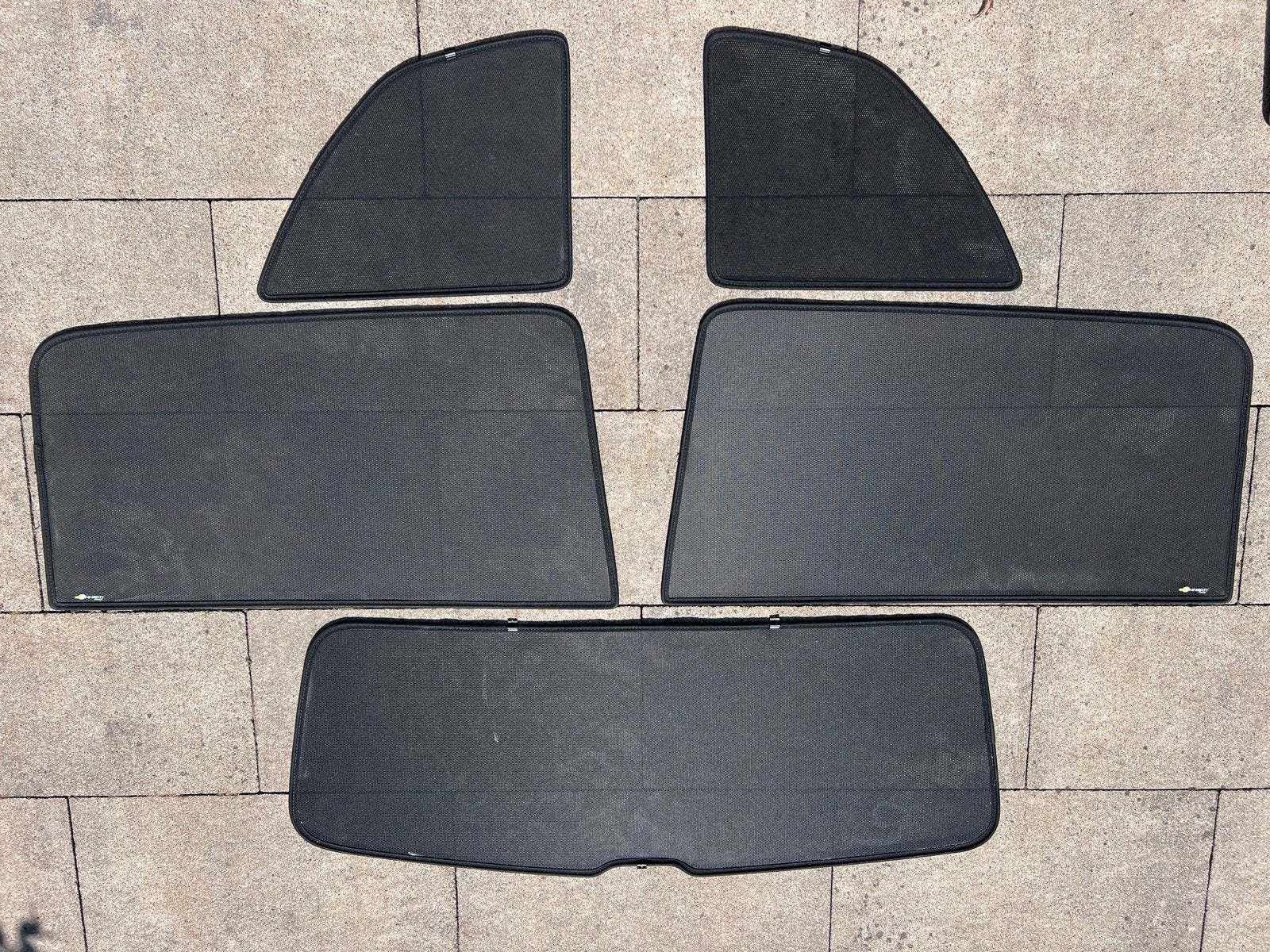 Zonneschermen set voor Opel Zafira B - complete bescherming, Ophalen, Gebruikt