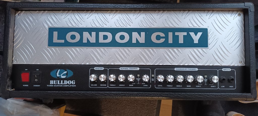 londen city gitaarversterker, Ophalen of Verzenden, Gebruikt, Gitaar, 50 tot 100 watt