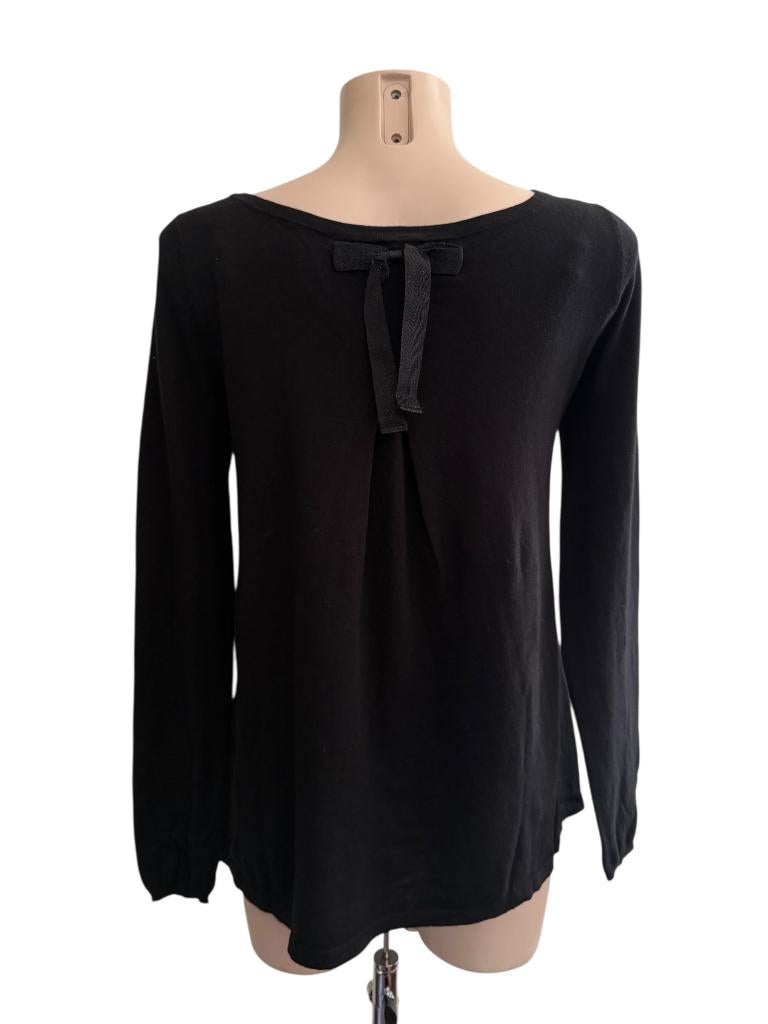 Des Petit Hauts shirt lange mouw S, Maat 38/40 (M), Zwart, Ophalen of Verzenden, Zo goed als nieuw
