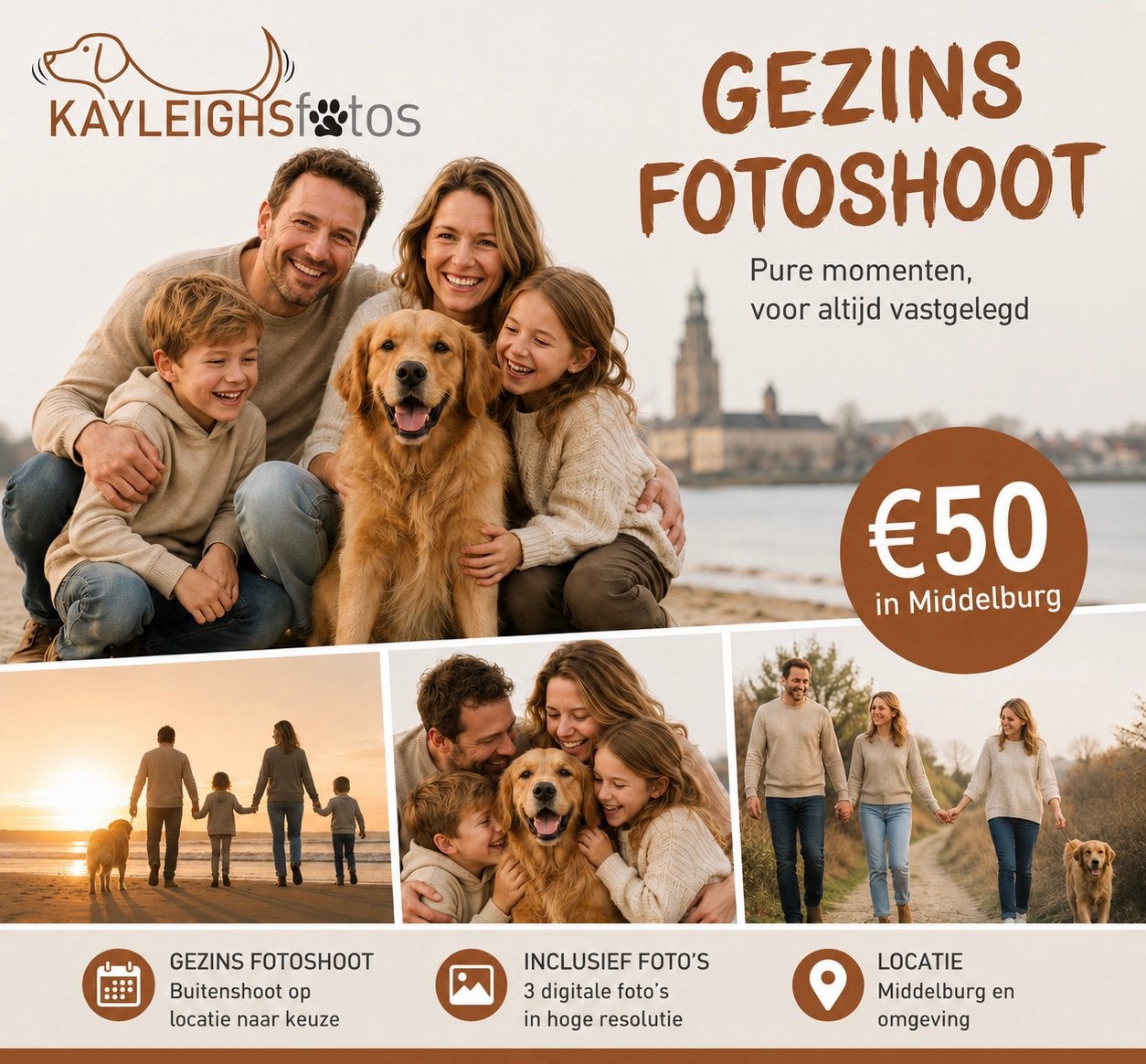 Fotoshoot, Drie personen of meer, Ticket of Toegangskaart