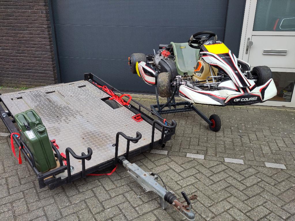 Kart Rotax DD2 met pitkar en trailer, Ophalen, Gebruikt, Kart